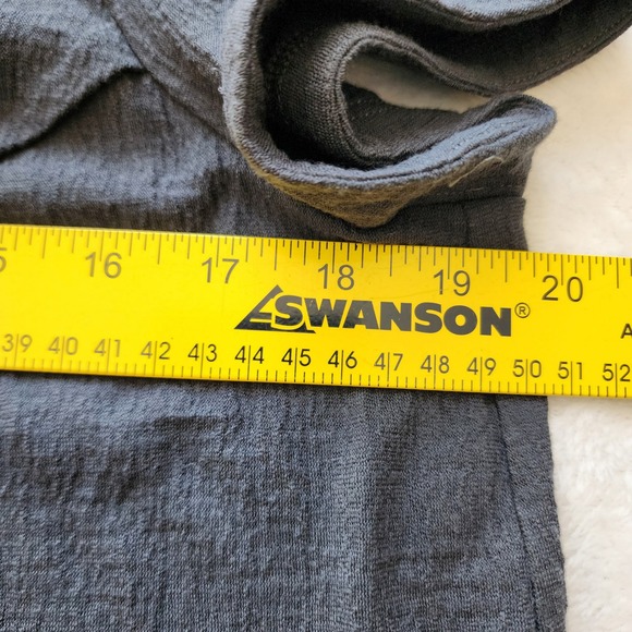 Peter Som Wool Ruffle Neck Blouse Womens 10 Puff Sleeve Textured Designer Top - Picture 10 of 15